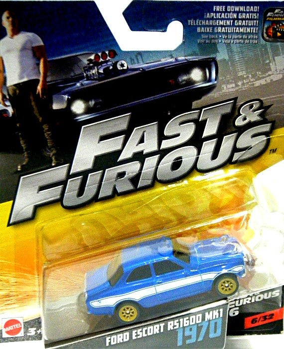 Mattel - Fast and Furious - 1970 Ford Escort RS1600 MK1