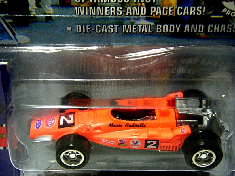 Johnny Lightning Indianapolis 500 Champions Collections: 1969 Chevrolet Camaro Pace Car and 69 Mario Andretti Indy Car