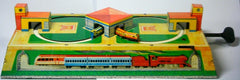 Rare Russian Tinplate - Wind Up Train Set