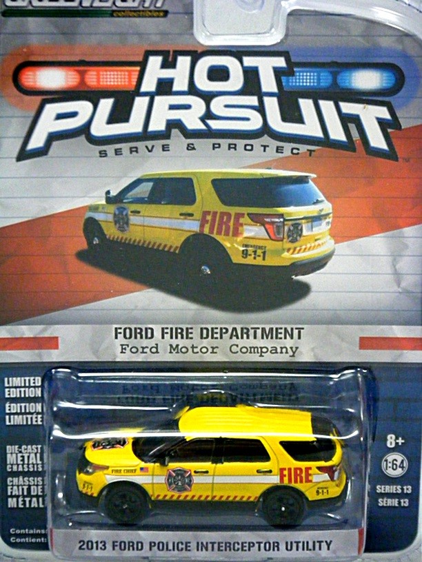 Greenlight - Hot Pursuit - Ford Law Enforcement Police Interceptor Utility