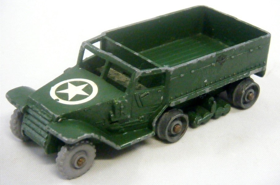 Matchbox Regular Wheels (49A-5) M3 Personnel Carrier Military Half Track
