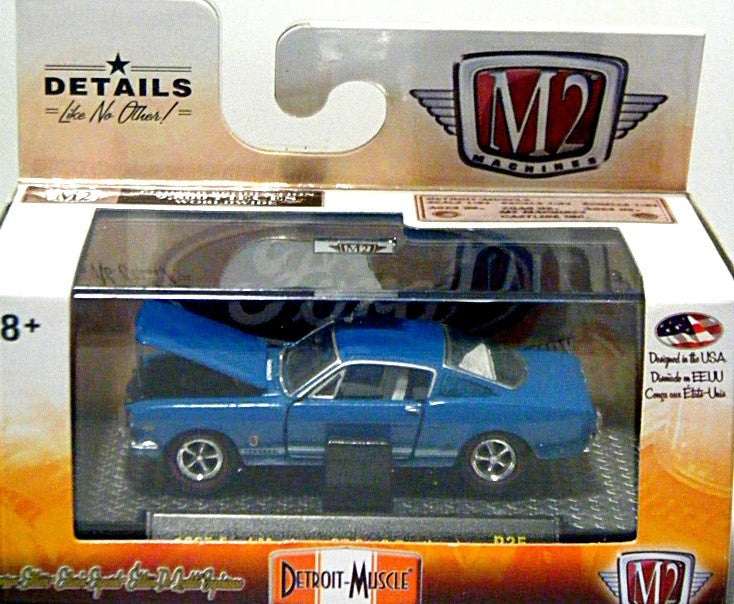 M2 Machines Detroit Muscle - 1965 Ford Mustang GT Fastback