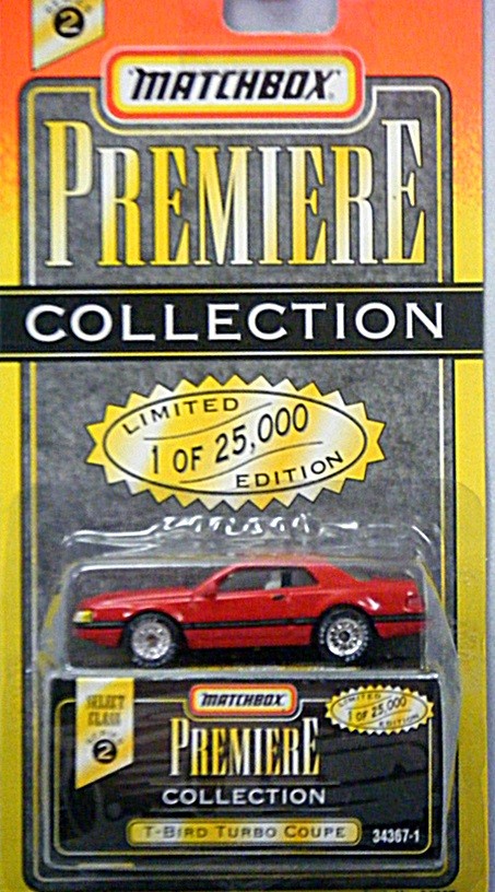 Matchbox Premiere Series - Select Class - Ford Thunderbird Turbo Coupe
