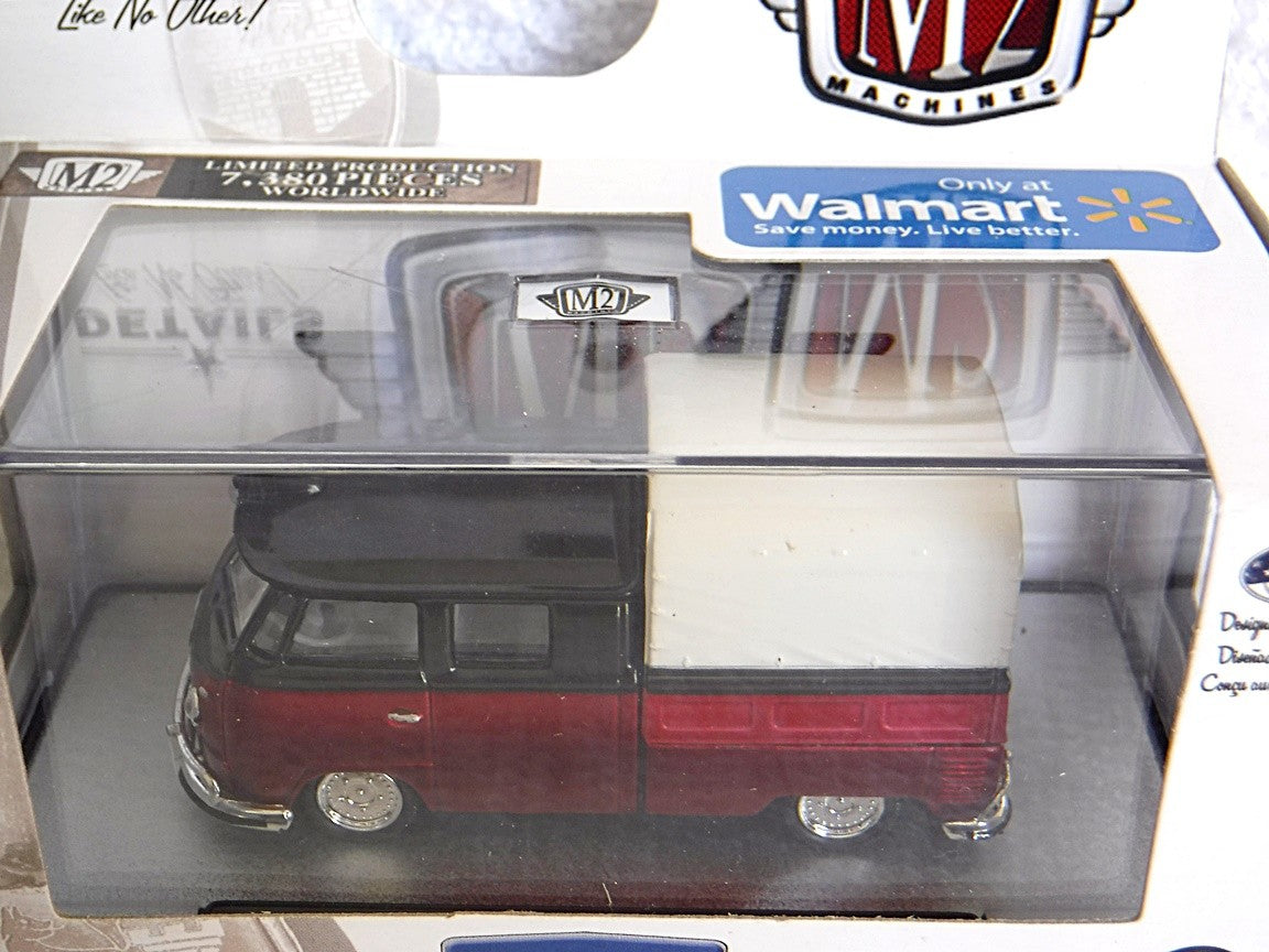 M2 Machines Auto Thentics VW - 1962 VW Microbus Deluxe USA Model