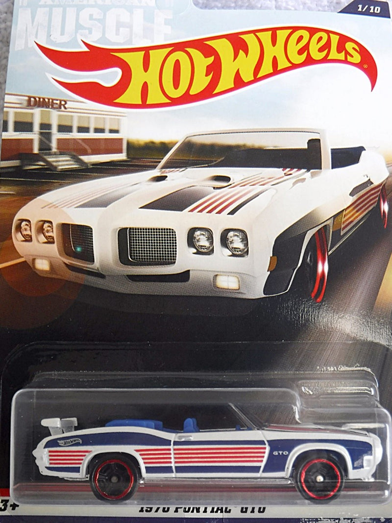 Hot Wheels - Vintage American Muscle - 1970 Pontiac GTO Convertible