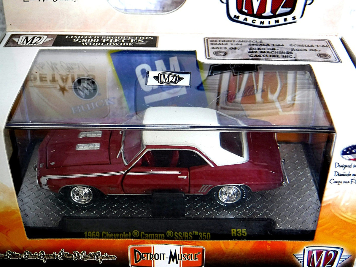 M2 Machines Detroit Muscle 1969 Chevrolet Camaro SS/RS 350