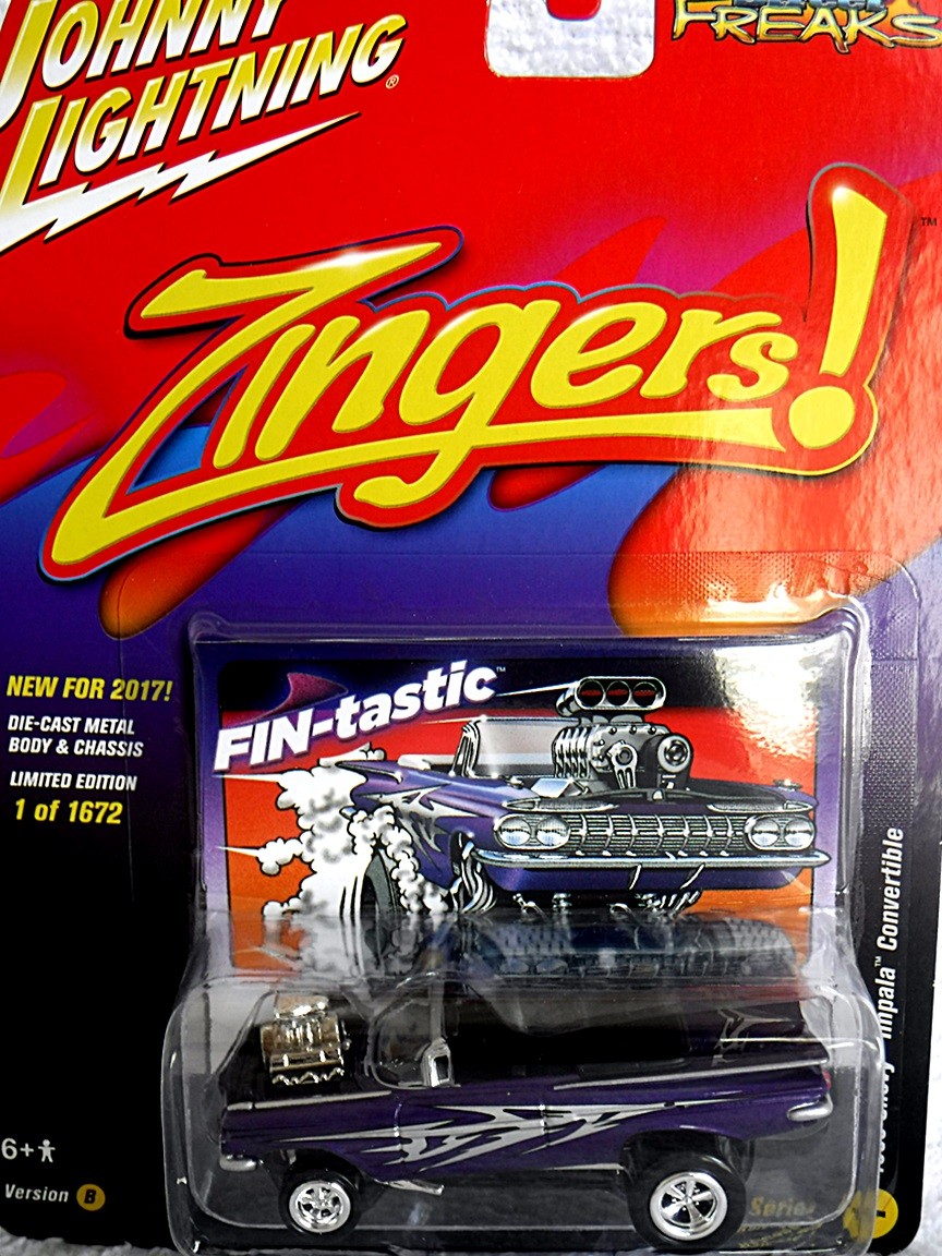 Johnny Lightning R2 - Street Freaks-Zingers - 1959 Chevrolet Impala Convertible