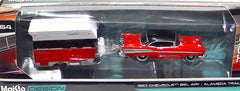 Maisto - Tow & Go -1957 Chevy Bel Air and Alameda Trailer Set