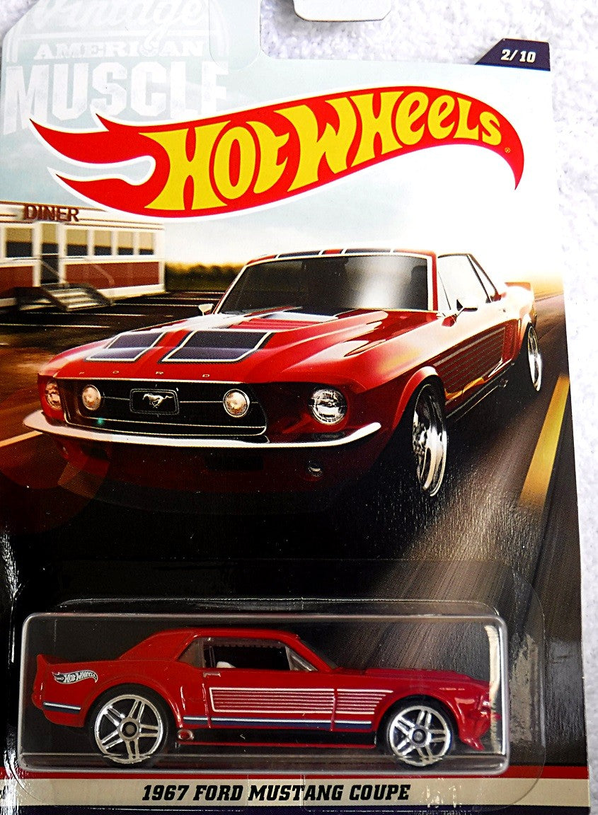 Hot Wheels - Vintage American Muscle - 1967 Ford Mustang Coupe