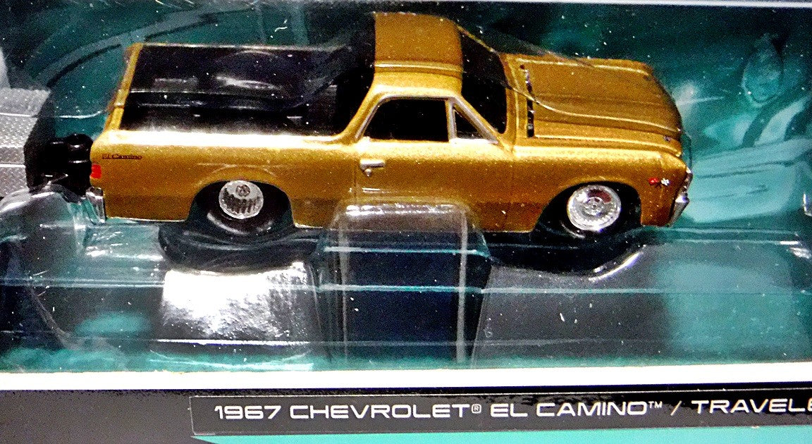 Maisto - Tow & Go - 1967 Chevy El Camino  and Traveler Trailer Set