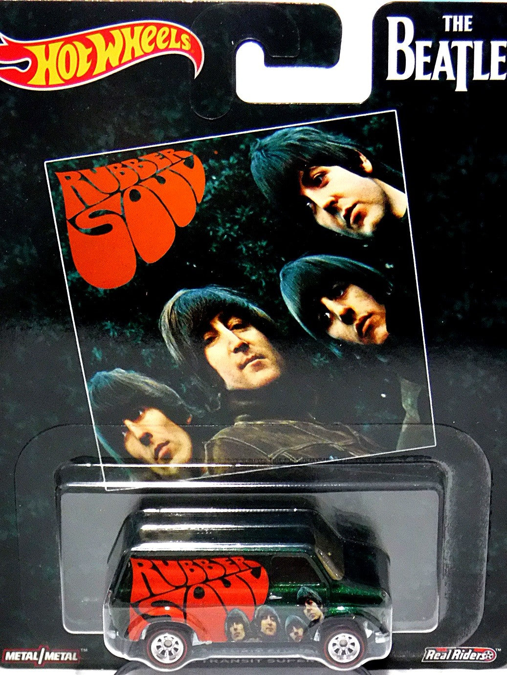 Hot Wheels Nostalgia - Pop Culture - The Beetles - Rubber Soul - Ford Transit Supervan