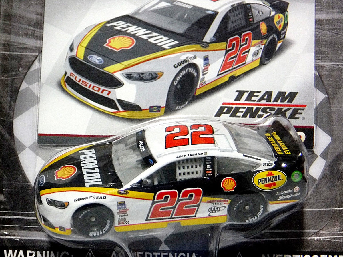 NASCAR Authentics - Joe Gibbs Racing - Joey Logano  Shell Pennzoil  Ford Fusion