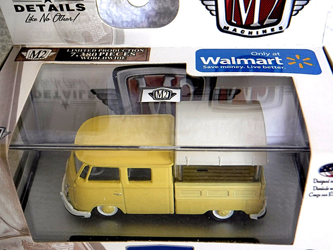 M2 Machines Auto Thentics VW - 1959 VW Double Cab Pickup Truck with Canopy