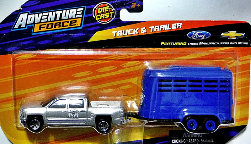 Maisto Heartland Haulers - Chevrolet Silverado and Horse Trailer