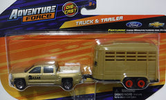 Maisto Heartland Haulers - Chevrolet Silverado and Horse Trailer
