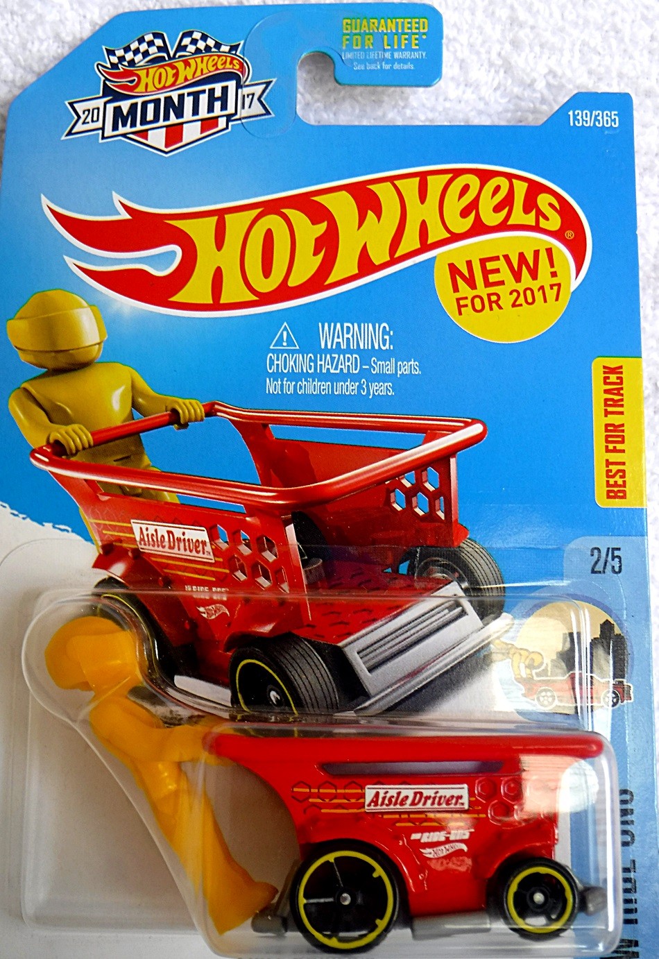 Hot Wheels - 2017 New Castings- Aisle Driver Hot Rod Shopping Cart