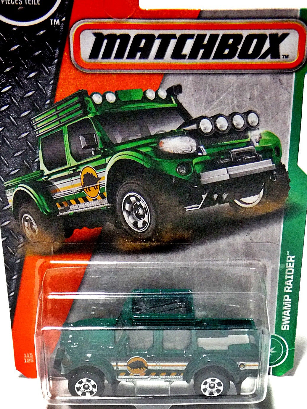 Matchbox - Swamp Raider -  Off-Road 4x4 Pickup Truck