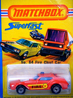 Matchbox - No. 64  Fire Chief Car