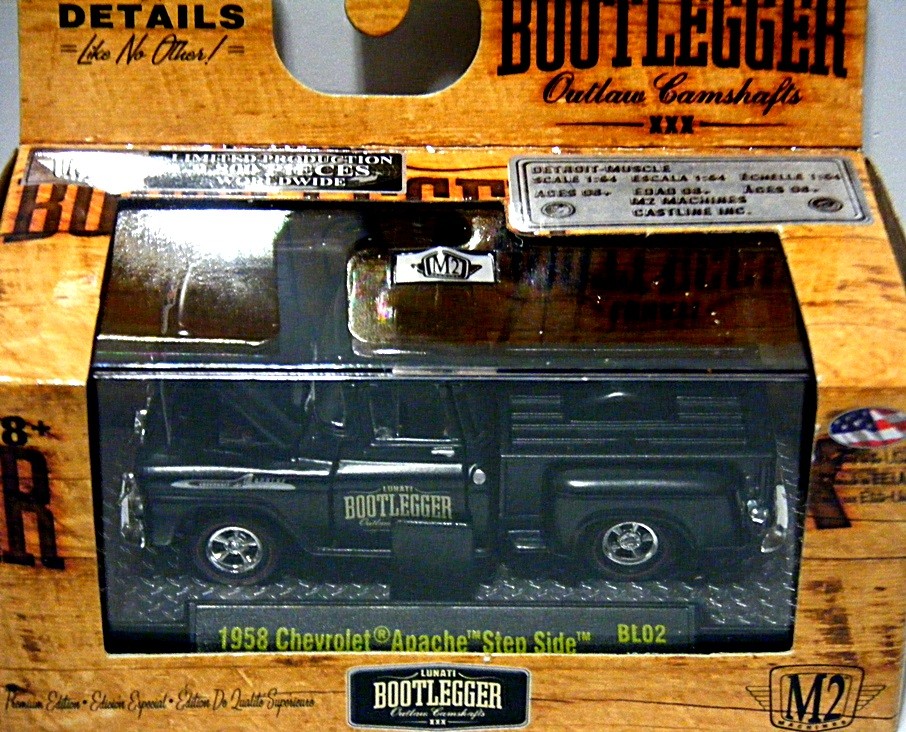 M2 - Bootlegger - 1958 Chevrolet Apache Stepside Pickup Truck
