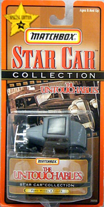 Matchbox Star Cars Untouchables Gangster Model A Ford Getaway Car