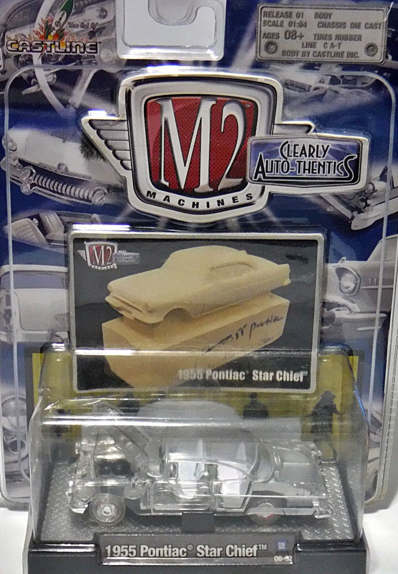 M2 Machines Clearly-Authentics - 1955 Pontiac Star Chief