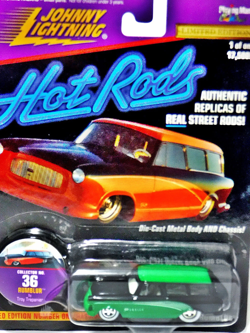 Johnny Lightning Hot Rods Series - The Rumbler - Rambler Station Wagon