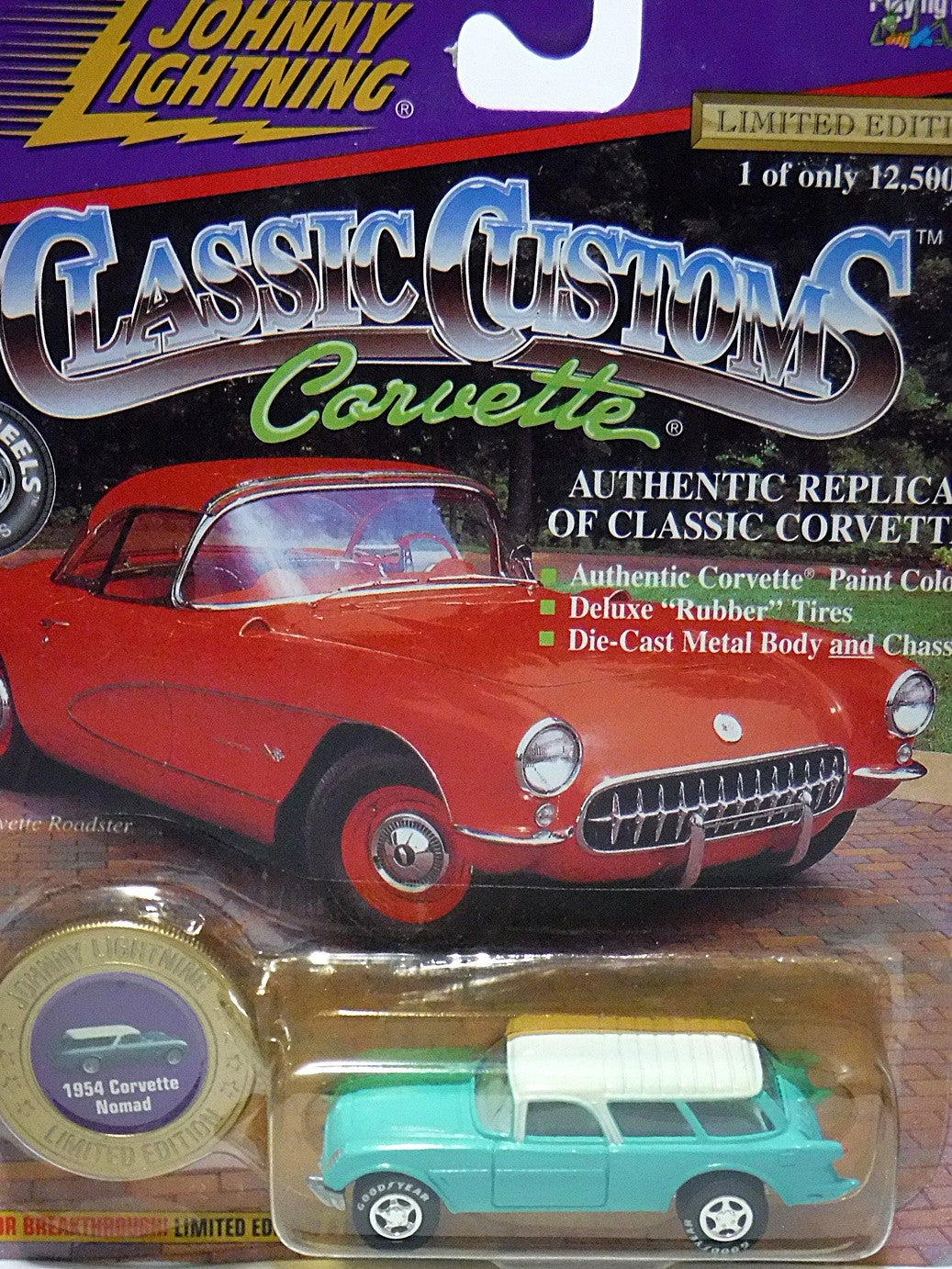 Johnny Lightning Classic Customs Corvettes – 1954 Chevrolet Corvette Nomad  