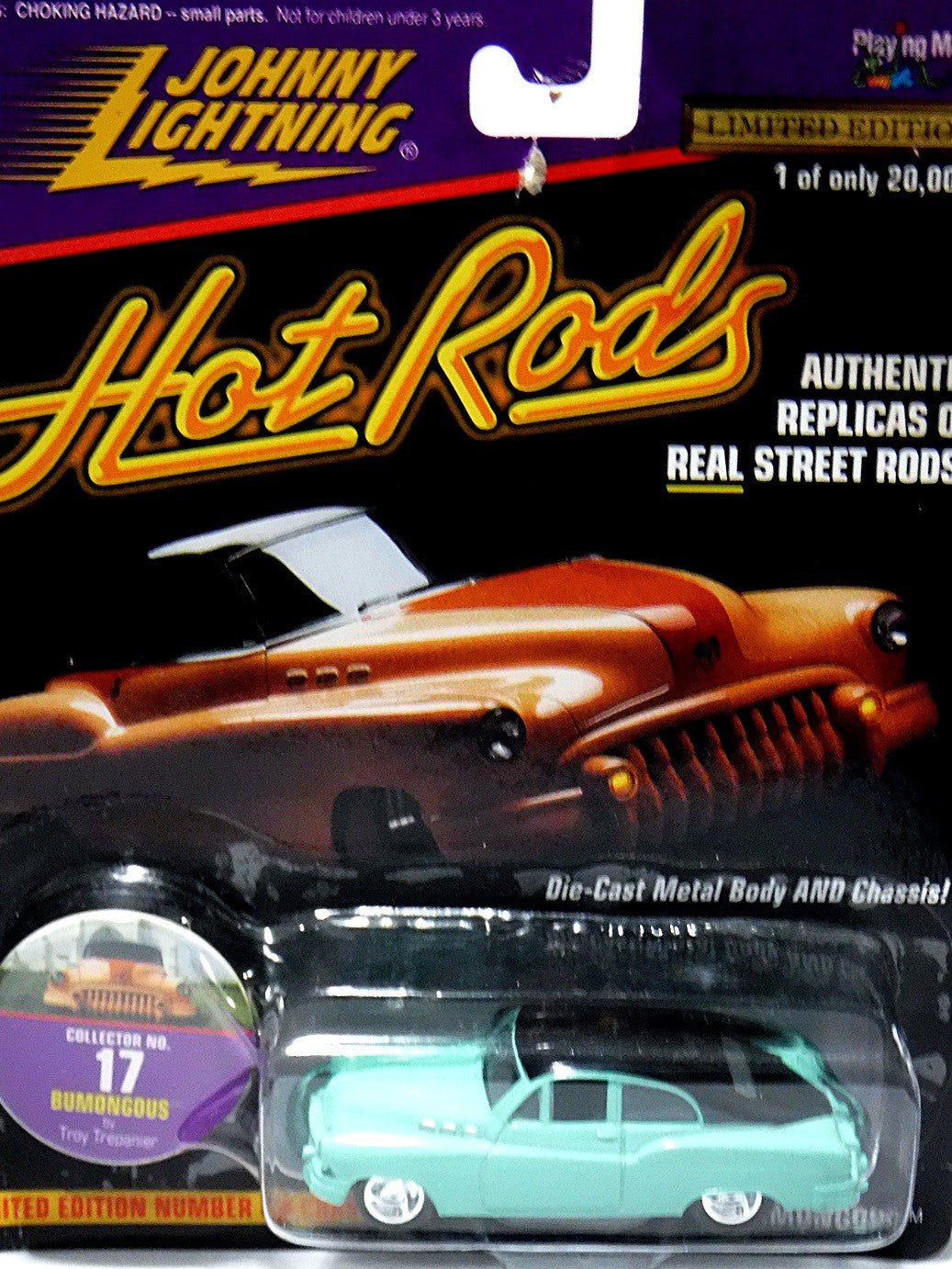 Johnny Lightning - Hot Rods - Bumongous - Custom 1950 Buick Sedanette
