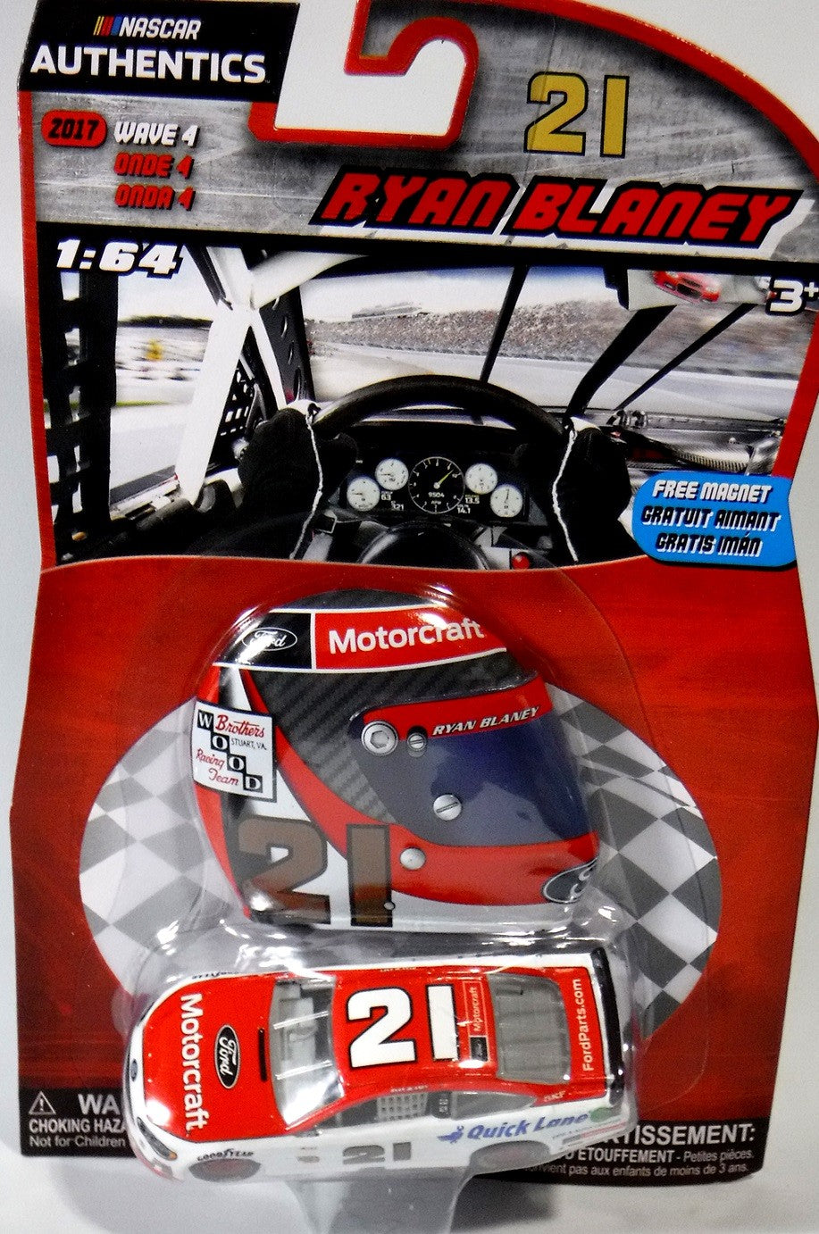 NASCAR Authentics - Ryan Blaney Wood BrothersMotorcraft  Ford Fusion