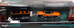 Maisto - Tow & Go - 1955 Buick Century and Alameda Trailer Set