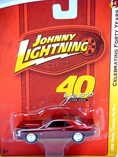 Johnny Lightning 40th Anniversary R-6 1969 Chevrolet Camaro RS/SS