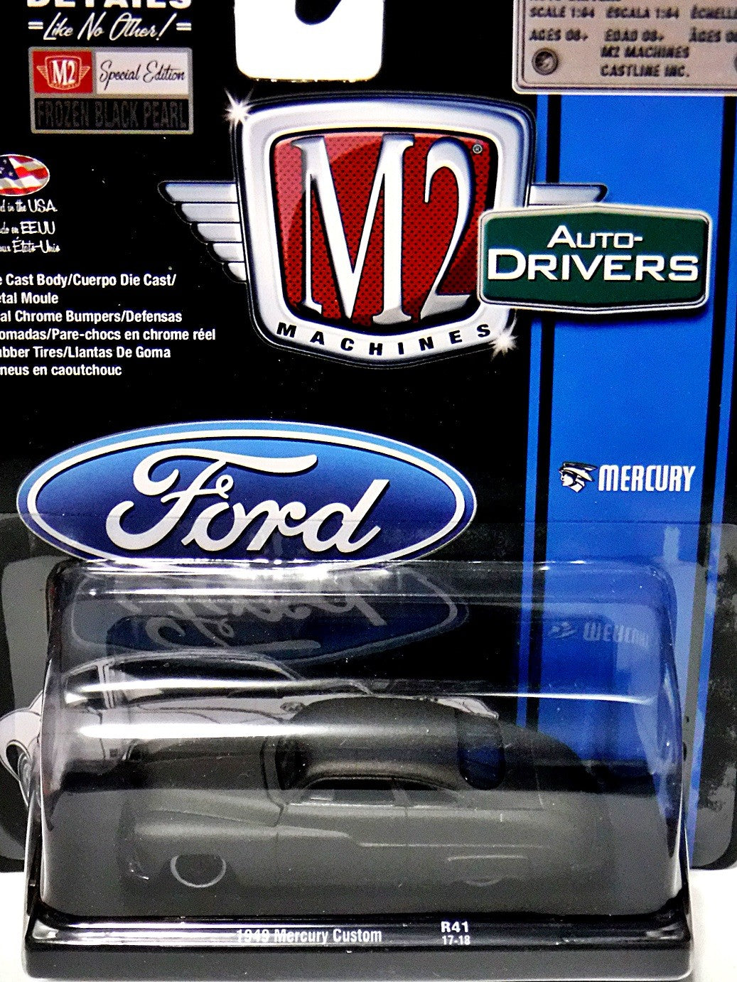 M2 Machines Drivers - 1949 Mercury Custom Lead Sled