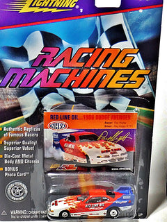 Johnny Lightning  Racing Machines - Red Line Oil  Dodge Avenger Funny Car