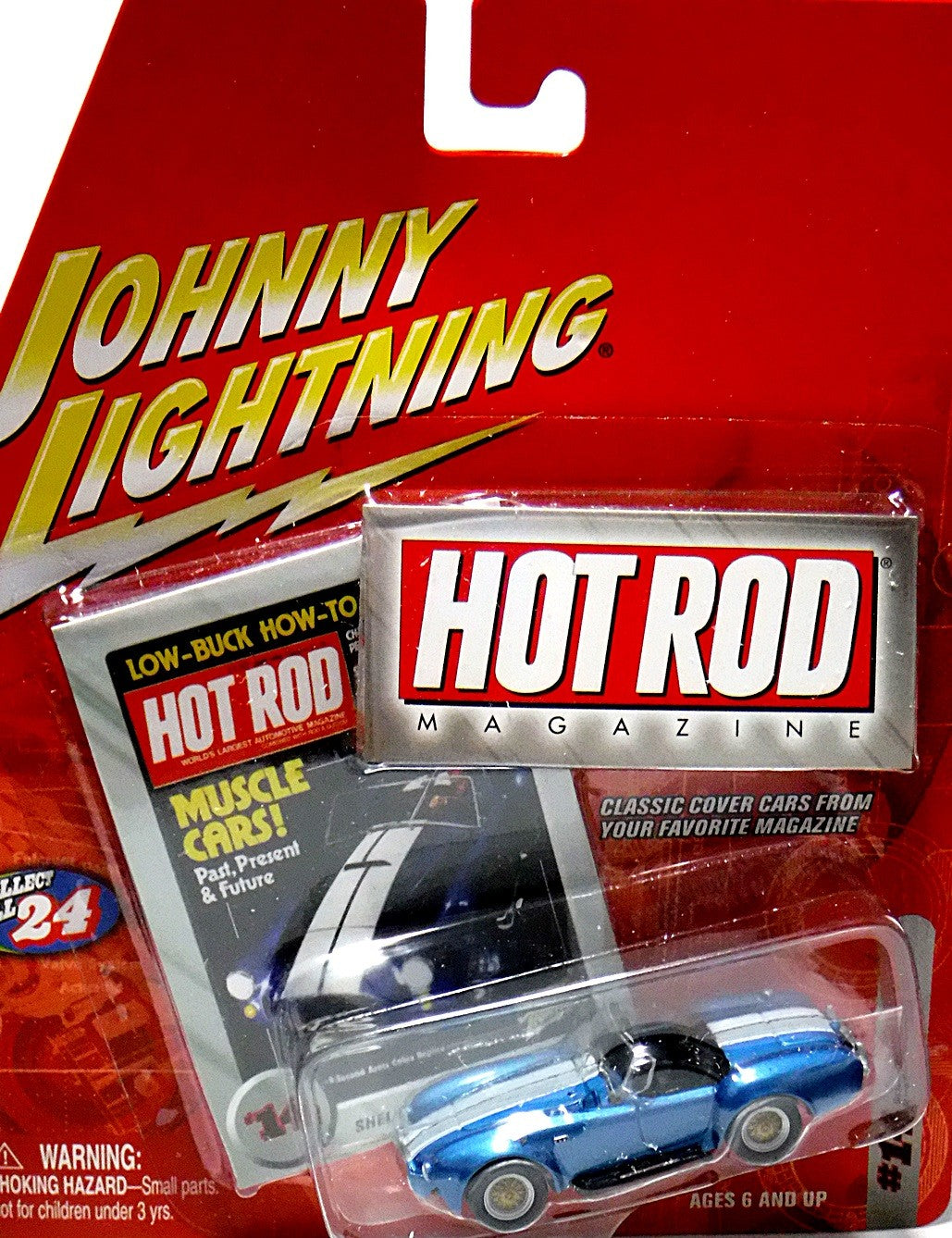 Johnny Lightning Hot Rod Magazine -  Shelby Cobra 427