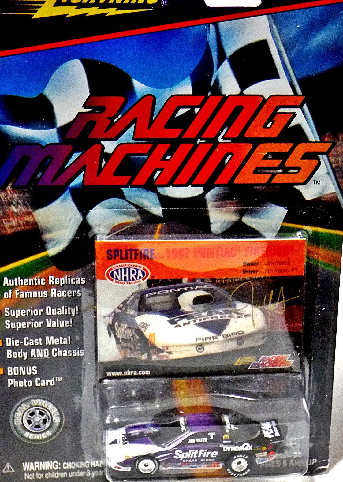 Johnny Lightning - Johnny Lightning Racing Machines - 1997 Pontiac Firebird NHRA Pro Stock - Spitfire