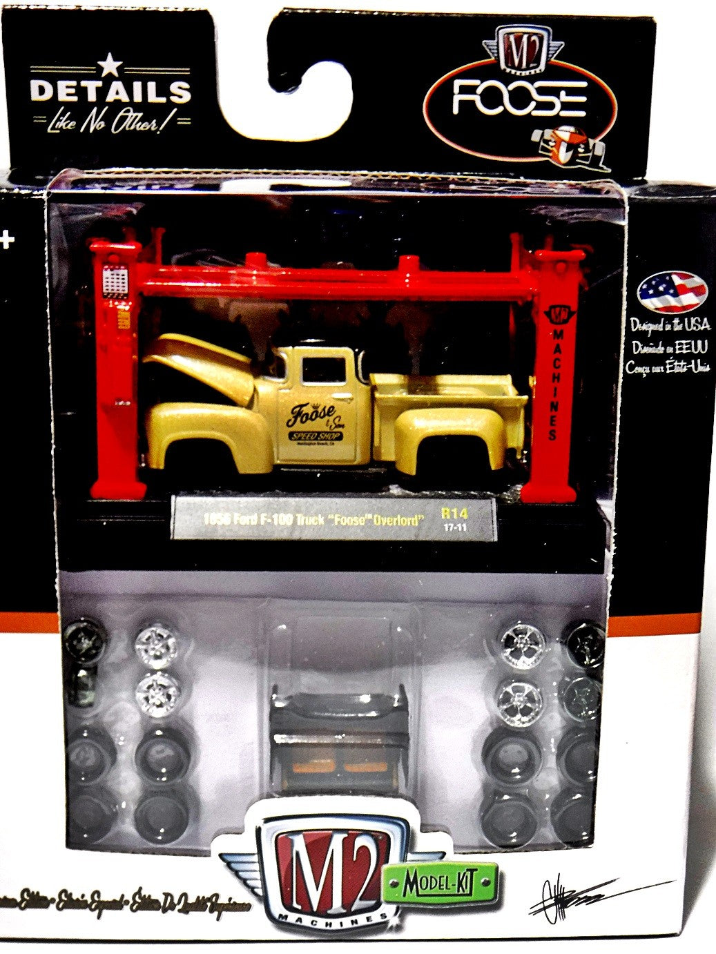 M2 Machines Model Kits  Foose Design - 1956 Ford F-100 "Foose Overlord"