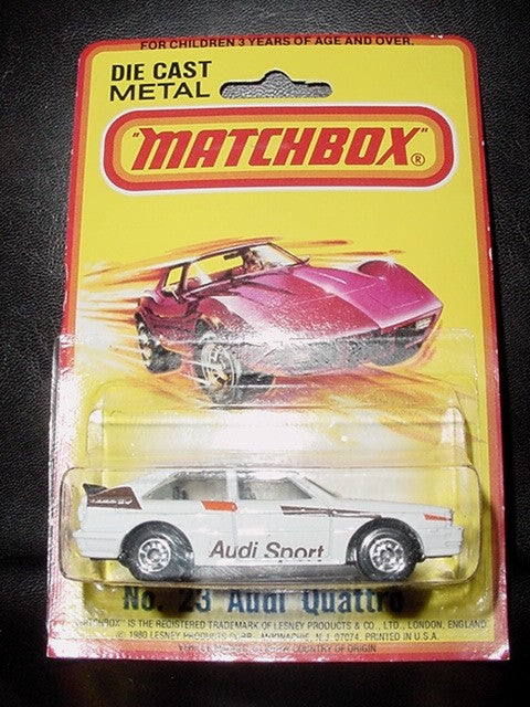 Matchbox Audi Sport Rallye Car