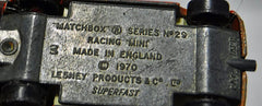 Matchbox:Racing Mini - Factory Error