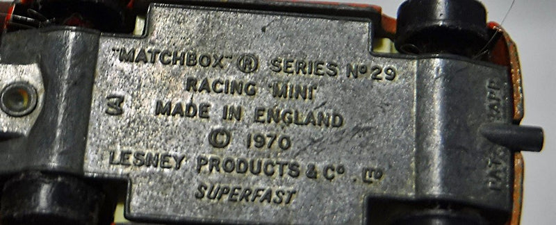 Matchbox:Racing Mini - Factory Error