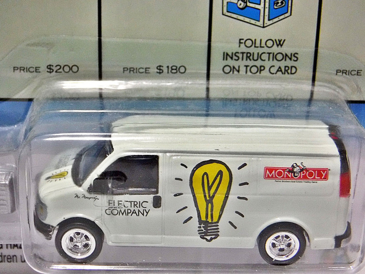 Johnny Lightning Monopoly Electric Company GMC Savana Van