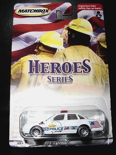 Matchbox Heroes Series Ford Crown Victoria USA Police Car