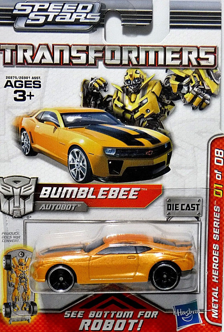 Hasbro Transformers Metal Heroes Series BumbleBee Chevrolet Camaro SS