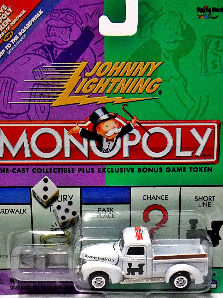 Johnny Lightning Monopoly Reading Railroad 1940 Ford Pickup Truck
