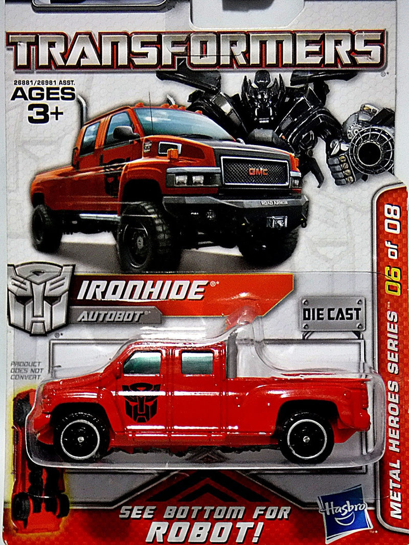 Hasbro Transformers Metal Heroes Series Ironhide GMC Topkick 6500 Pickup Truck