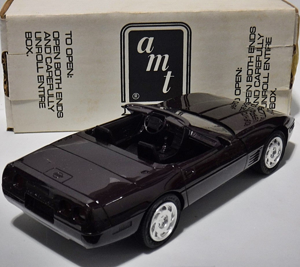 AMT Dealer Promo - 1992 Chevrolet Corvette Convertible (Black Rose Metallic)