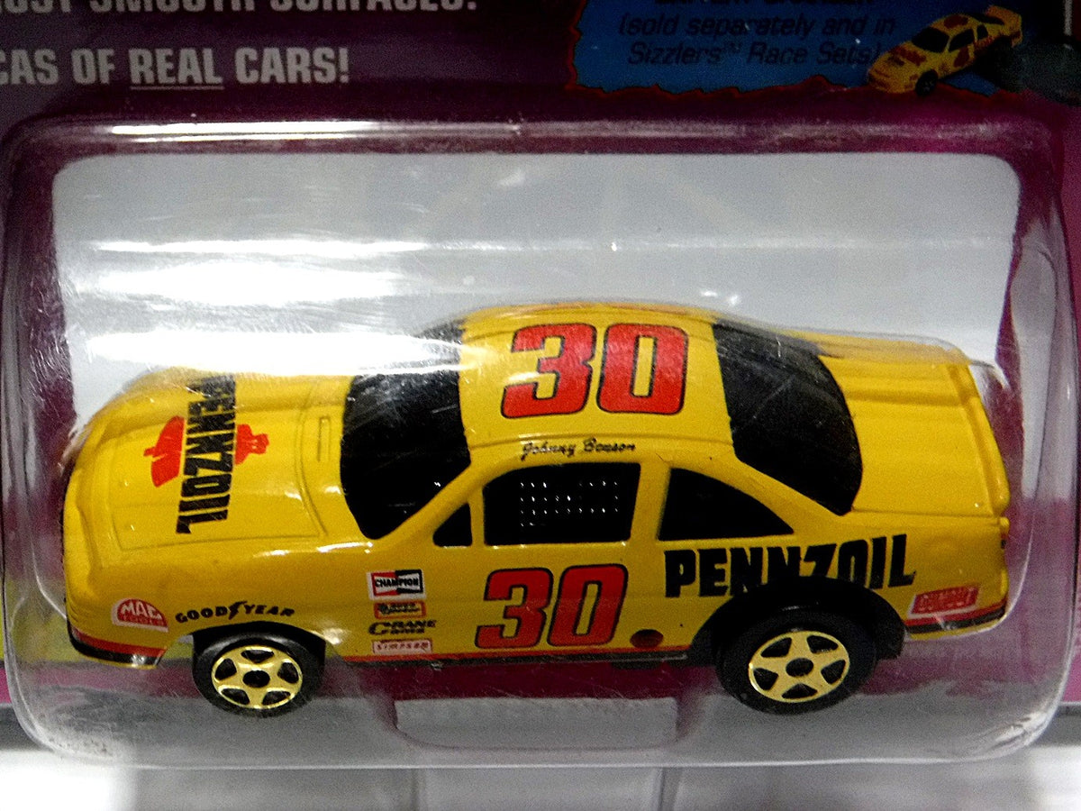 Johnny Lightning - Sizzlers - NASCAR Johnny Benson Pontiac Grand Prix Pennzoil Stock Car
