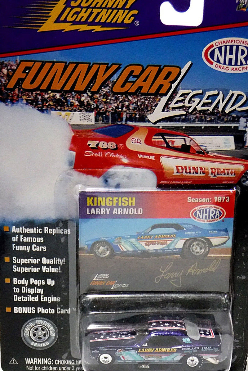 Johnny Lightning Funny Car Legends:Larry Arnold Kingfish Plymouth Cuda NHRA Funny Car