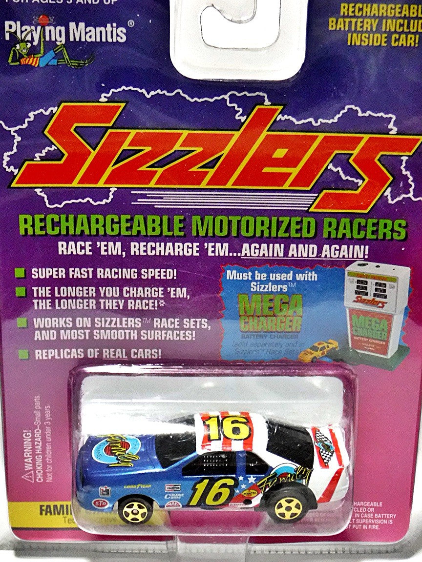 Johnny Lightning - Sizzlers - NASCAR Ted Musgrave Family Channel Ford Thunderbird Stock Car
