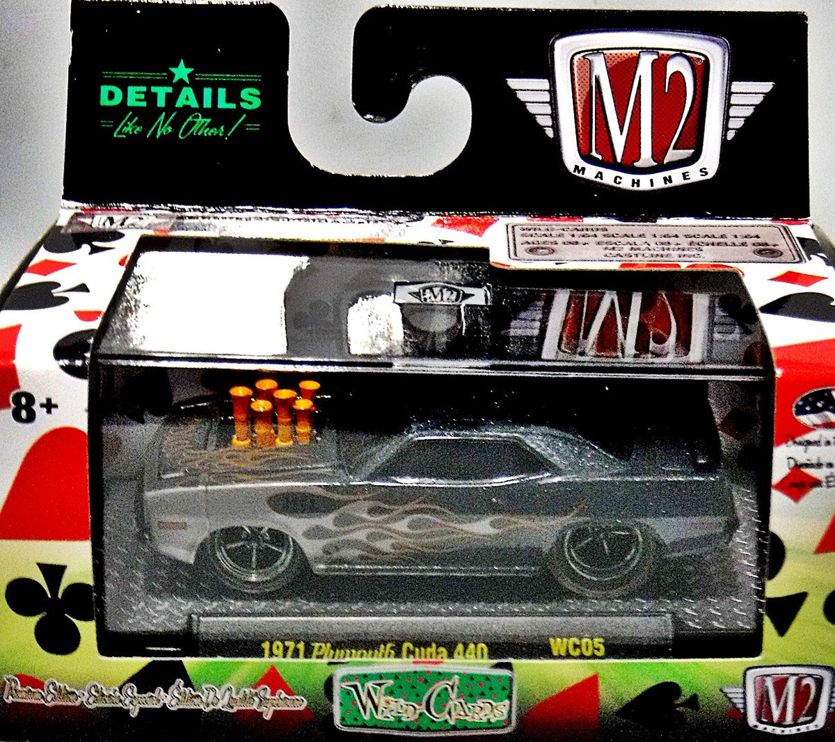 M2 Machines - Wild Cards - 1971 Plymouth Cuda 440
