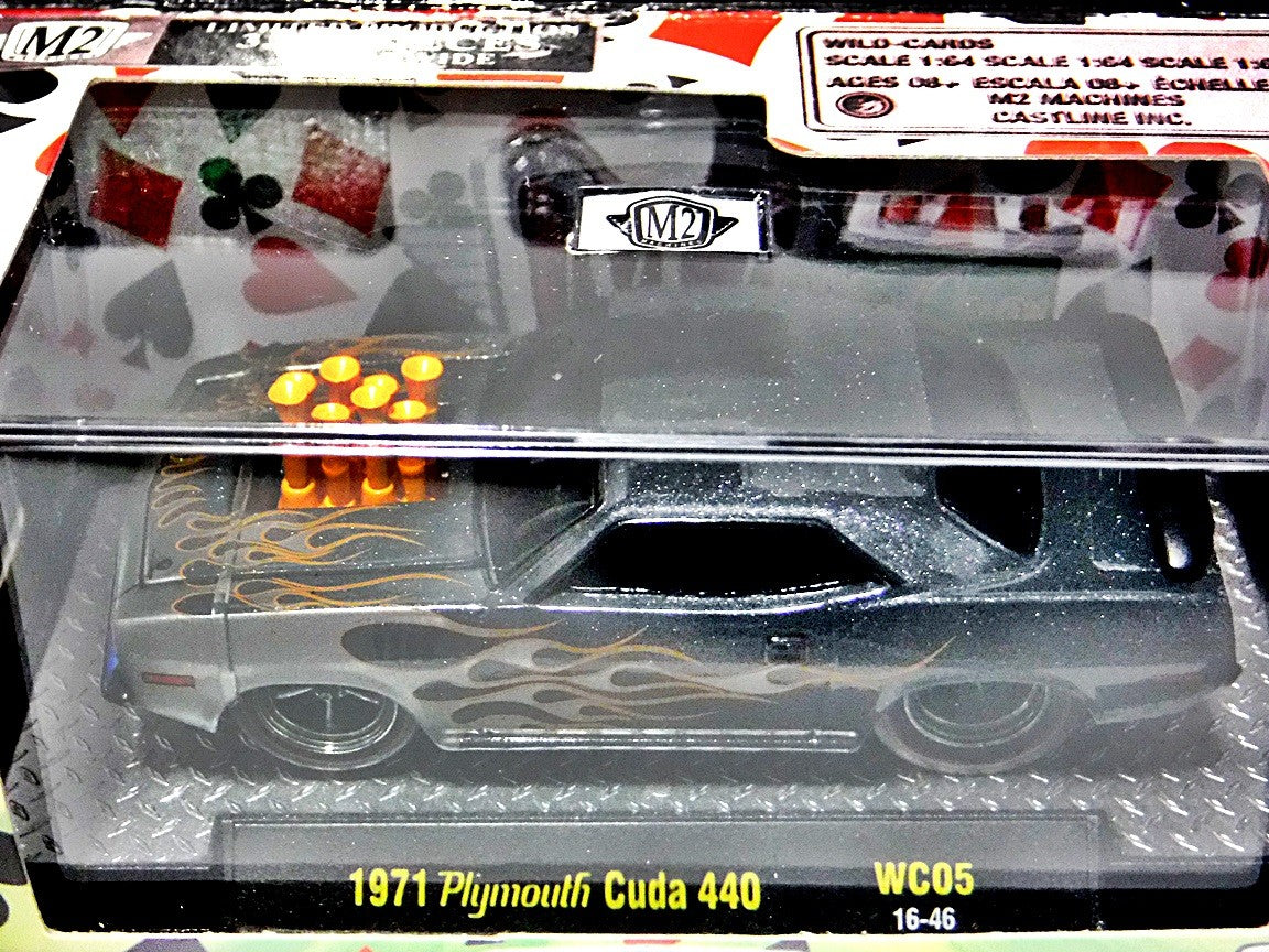 M2 Machines - Wild Cards - 1971 Plymouth Cuda 440